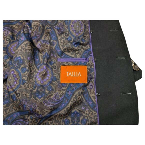 Tallia Double Breasted Green Wool Peacoat - Picture 9 of 16